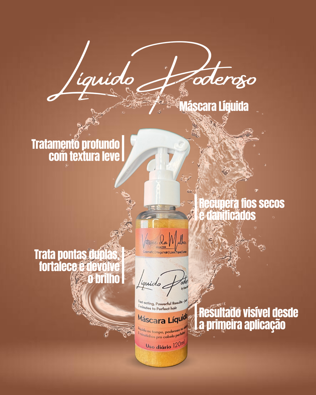 Máscara Líquida Vitrine da Mulher